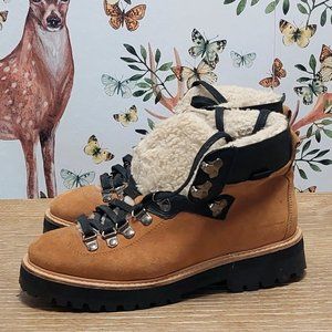 Shearling Hiking Boots